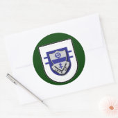 325e Infanterieregime - 2d bataljon Flash Ronde Sticker (Envelop)