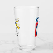 325th AIR 82nd Airborne Division Bierglas Glas (Links)