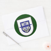 325th Infantry Regiment - 1st Battalion Flash Ronde Sticker (Envelop)
