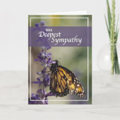 3261 Vlinder Montage Sympathie Kaart (Voorkant)