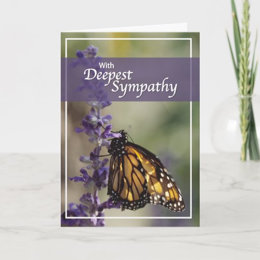 3261 Vlinder Montage Sympathie Kaart (Voorkant)