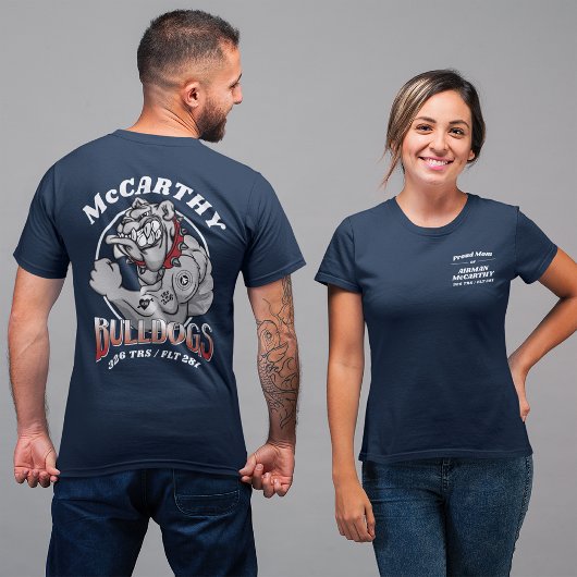 326 Bulldogs Luchtmacht Basistraining Afstuderen T-shirt