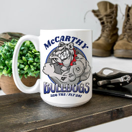 326 Bulldogs Luchtmacht BMT Afstuderen Custom Gift Koffiemok