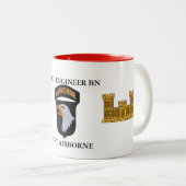 326E ENGINEER BN 101ST-MOK VOOR LUCHTVAARTMAATSCHA TWEEKLEURIGE KOFFIEMOK (Voorkant rechts)