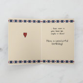 3274 Angel Dancing Birthday Kaart (Binnen)