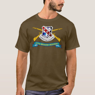 327e infanterieregiment DUI w BR Ribbon X T-shirt