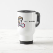 327E INFANTRY 101ST LUCHTVAARTVERKEER MUG REISBEKER (Voorkant rechts)