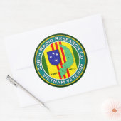 328ste RRC - ASA Vietnam Ronde Sticker (Envelop)