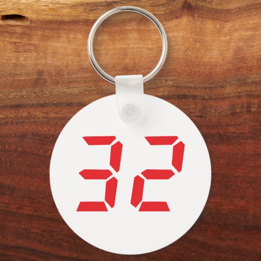 32 32 digitale alarmklok sleutelhanger (Voorkant)