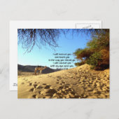 32:8 van de Psalm van het Citaat van de Verzen van Briefkaart (Voorkant / Achterkant)