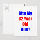 32 Blaas mijn knop Briefkaart (Voorkant / Achterkant)