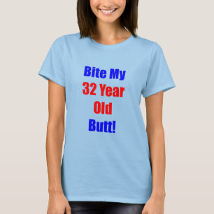 32 Blaas mijn knop T-shirt