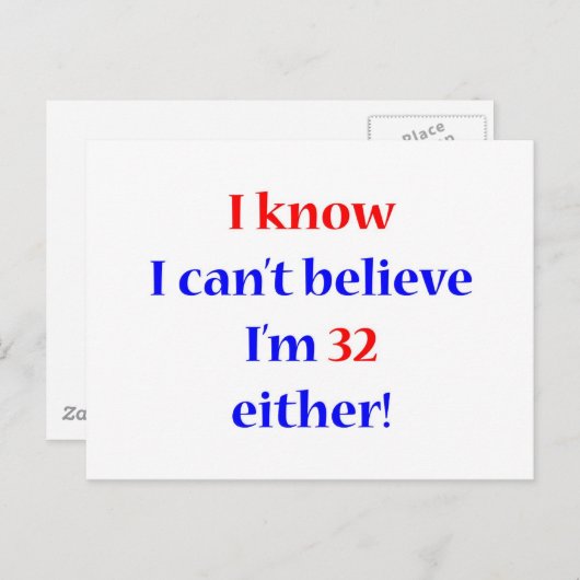 32 BRIEFKAART (Voorkant / Achterkant)