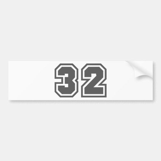 32 BUMPERSTICKER (Voorkant)