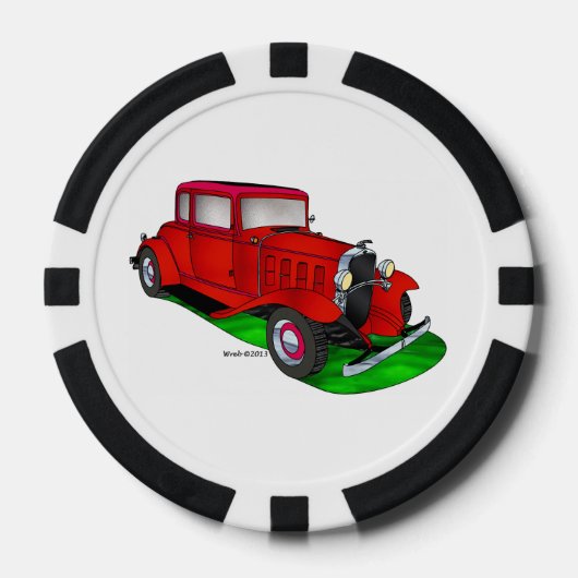 32 Chevrolet Coupe Poker Chips (Voorkant)