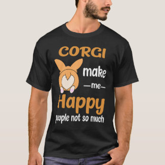 32 Corgi Maak me gelukkig T-shirt