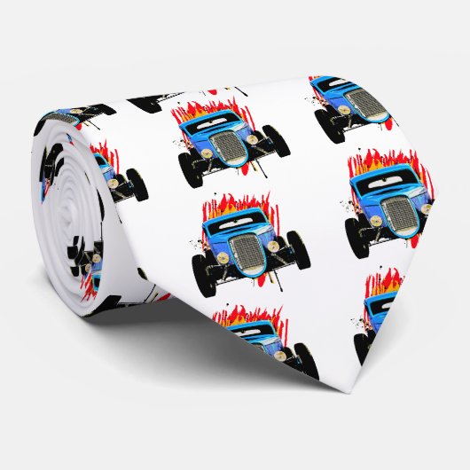 '32 Coupe komt bij je vandaan' Stropdas (Opgerold)