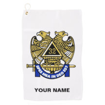32 DEGREE MASON Golf Towel