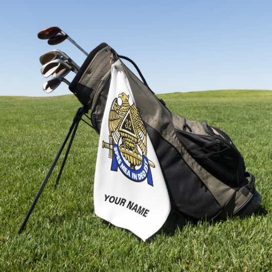 32 DEGREE MASON Golf Towel Golfhanddoek (Groen)