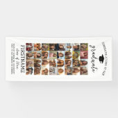 32 Foto - Afstuderen Modern Minimal White Spandoek (Horizontaal)