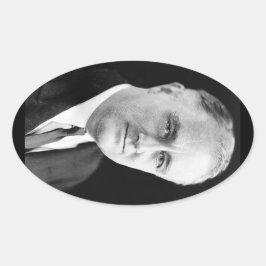 32 Franklin D. Roosevelt1 Ovale Sticker