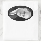 32 Franklin D. Roosevelt1 Ovale Sticker (Tas)