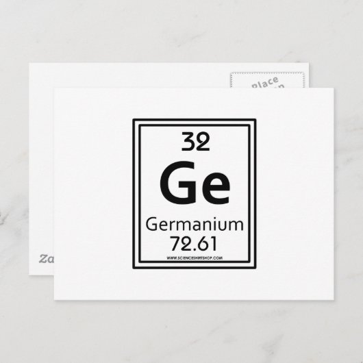 32 Germanium Briefkaart (Voorkant / Achterkant)