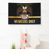 32 graden vrijmetselaar spandoek (Insitu)