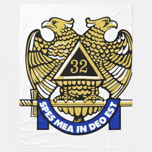 32 Gradenlandschap Fleece Deken (Voorkant)