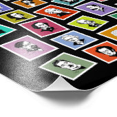 32 grafische portretten van de grootste componiste foto afdruk (Hoek)