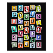 32 grafische portretten van de grootste componiste foto afdruk (Voorkant)