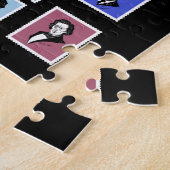 32 grafische portretten van de grootste componiste legpuzzel (Zijkant)
