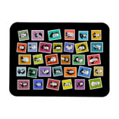 32 grafische portretten van de grootste componiste magneet (Horizontaal)