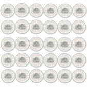 32-inch vinyl LOCAL HONEY mini jar LABELS (Voorkant)