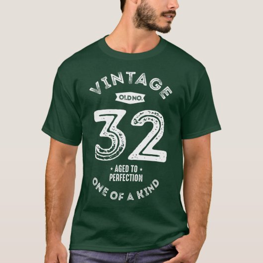  32 jaar geboortedag t-shirt (Voorkant)