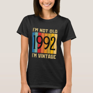 32 jaar oud Ik ben niet oud Ik ben vintage 1992 32 T-shirt