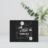 32 Jaar Oud Verjaardag Wiskunde Docent 32e Verjaar Briefkaart (Staand voorkant)