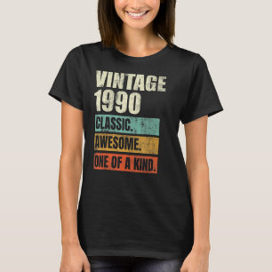32 jaar Oude Geweldige Vintage 1990 32e verjaardag T-shirt