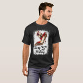 32 jaar oude High Heels Leopard Het is mijn 32e ge T-shirt (Voorkant volledig)