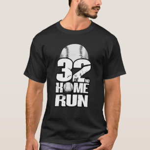 32 jaar Oude honkbal 32e verjaardag 1 T-shirt