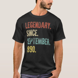 32 jaar oude leggende sinds september 1990 32e her t-shirt