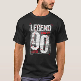 32 jaar Oude Vintage 1990 32e verjaardag T-shirt