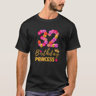 32-jarige verjaardag prinsesprinses blaast mijn 32 t-shirt
