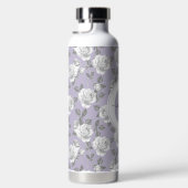 32 oz. Roos Tuin Monogram Lavendel Waterfles (Rechts)