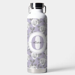 32 oz. Roos Tuin Monogram Lavendel Waterfles