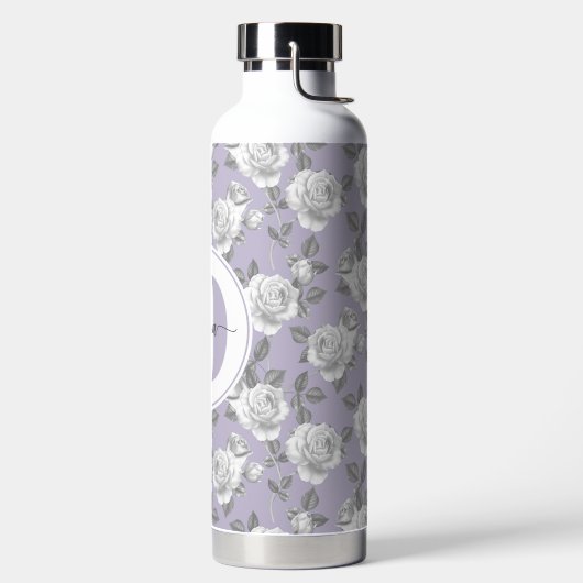 32 oz. Roos Tuin Monogram Lavendel Waterfles (Links)