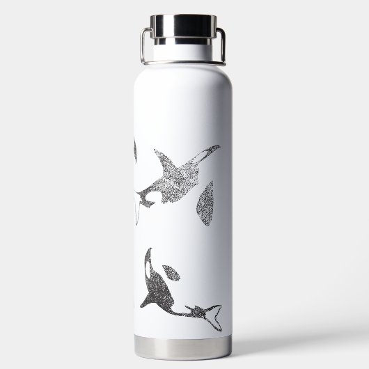 32 oz. Thor Koper Vacuüm Geïsoleerde Waterfles (Achterkant)