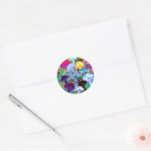 32 Paddenstoelen #2 Ronde Sticker (Envelop)