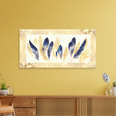 32" X 16" Vogels van een Veer Canvas Afdruk (Insitu (Woonkamer))
