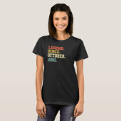 32 Years Old Legend Since October 1990 32nd Birth T-shirt (Voorkant volledig)